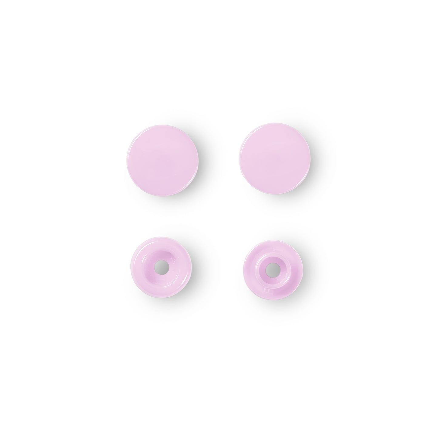 Trykknapper Plast 12,4 mm rosa (30 stk) - Lillifixshop Prym