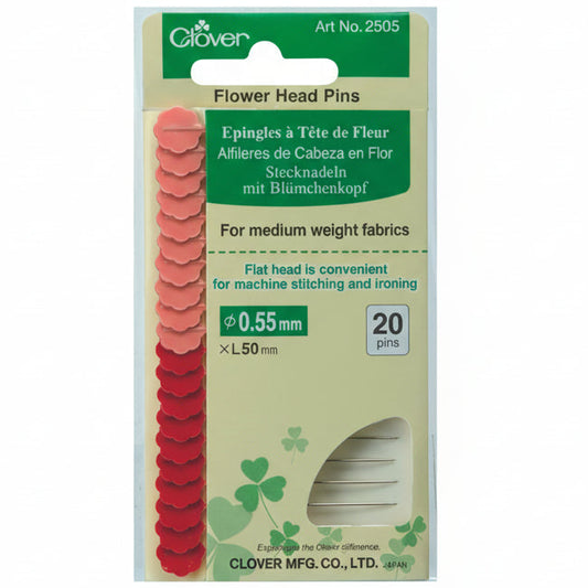 Clover flower knappenåler (20 stk)