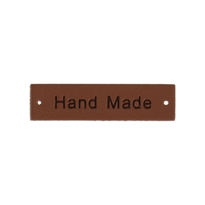Milward lær labels "Handmade" 3 farger (6 stk)