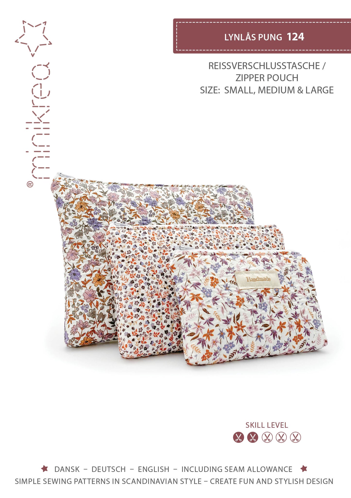 Glidelåspung - Minikrea 124