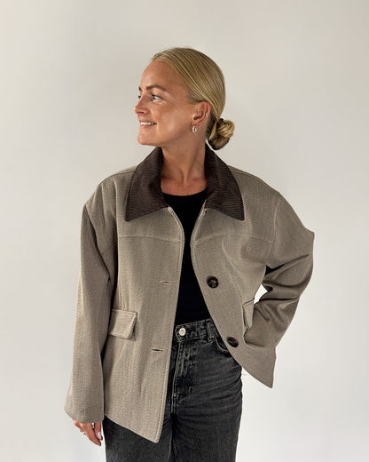 Symønster Car Coat Dame (Str 2XS-4XL) - Wardrobe by me