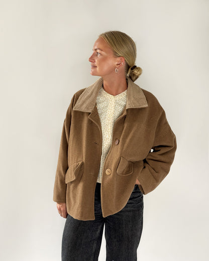 Symønster Car Coat Dame (Str 2XS-4XL) - Wardrobe by me