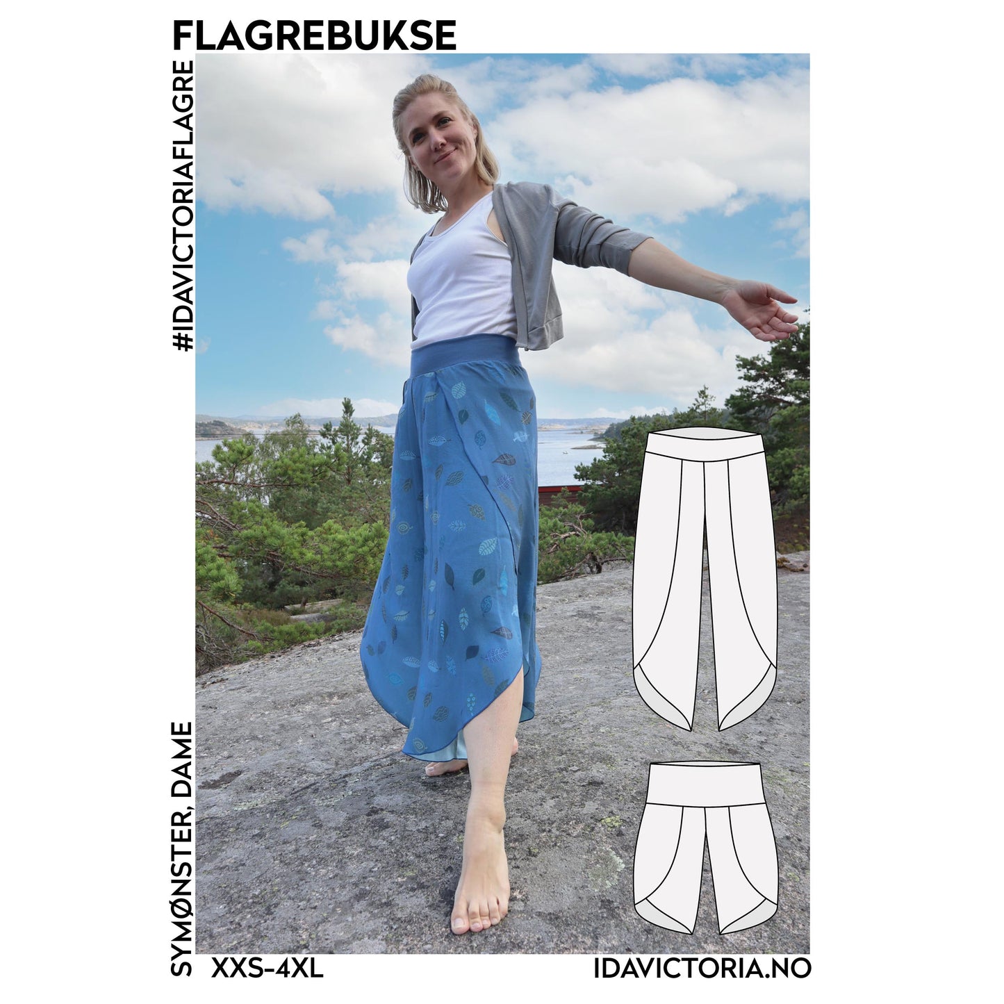 Ida Victoria: Flagrebukse (XXS-4XL) - Lillifixshop Ida Victoria