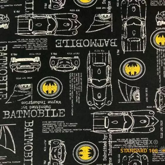 Bomullsjersey med Batman lisensprint