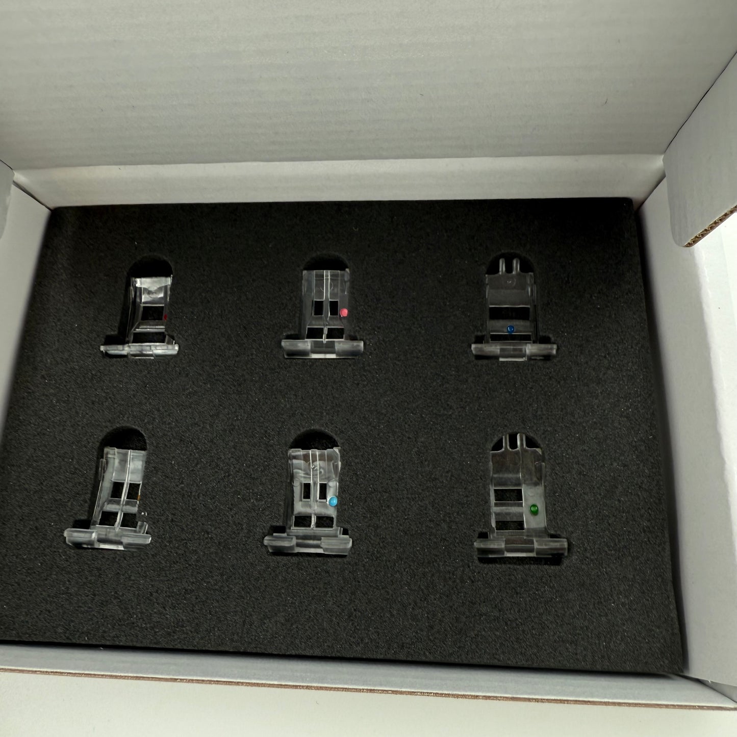 BabyLock Primo sett med 6 trykkføtter (Taping & Cording)