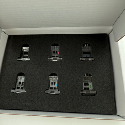 BabyLock Primo sett med 6 trykkføtter (Taping & Cording)