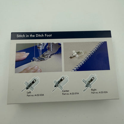 BabyLock Primo sett med 3 trykkføtter (Stitch in Ditch)