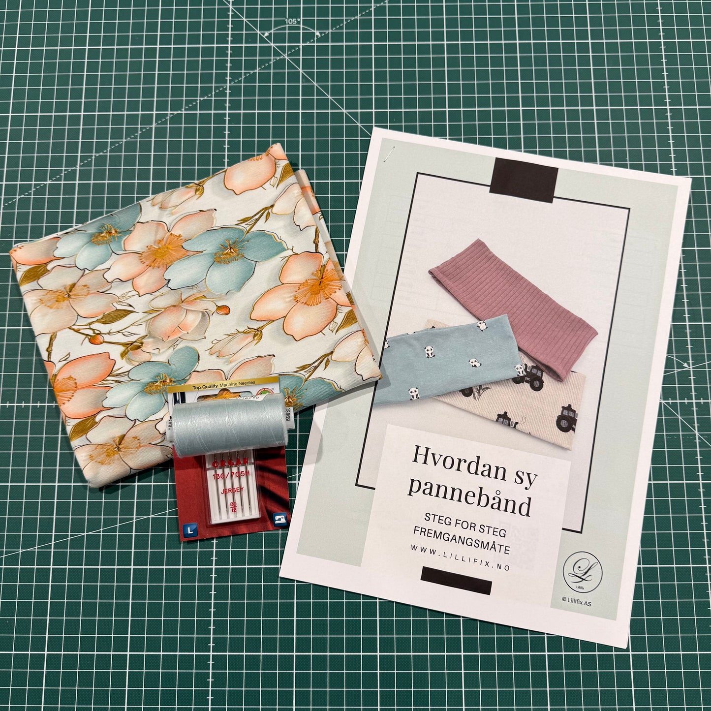 Sypakke pannebånd blomster - med oppskrift og video