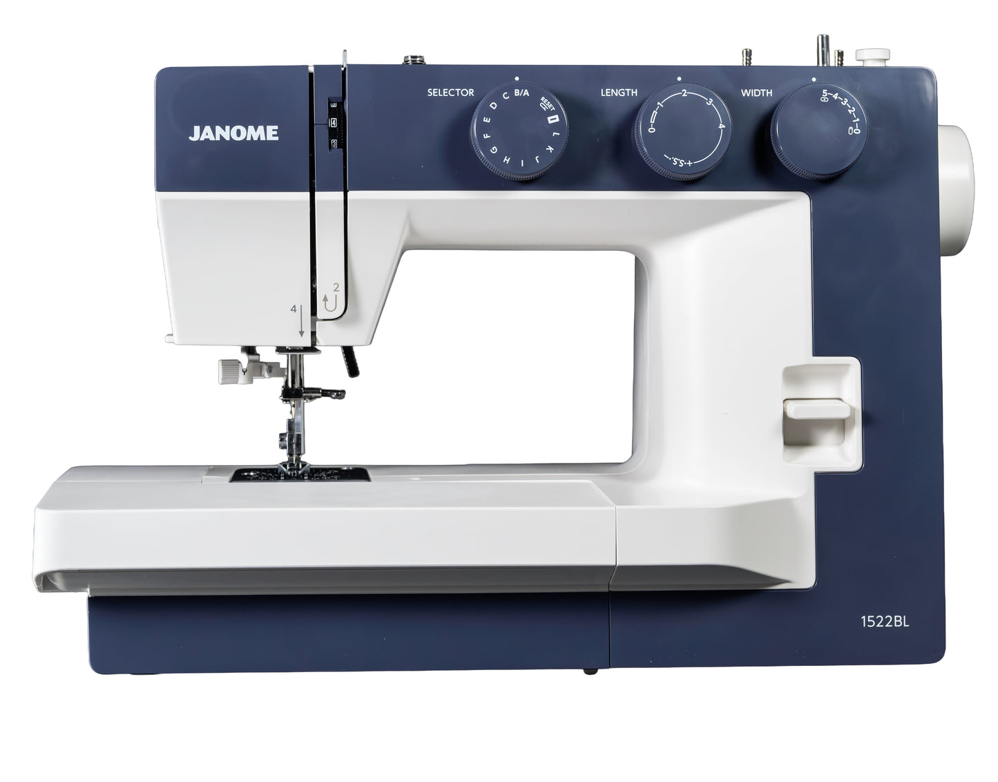 KAMPANJE! Janome 1522 Midnight Blue - Få med saks og symønster (verdi 429 kr!)
