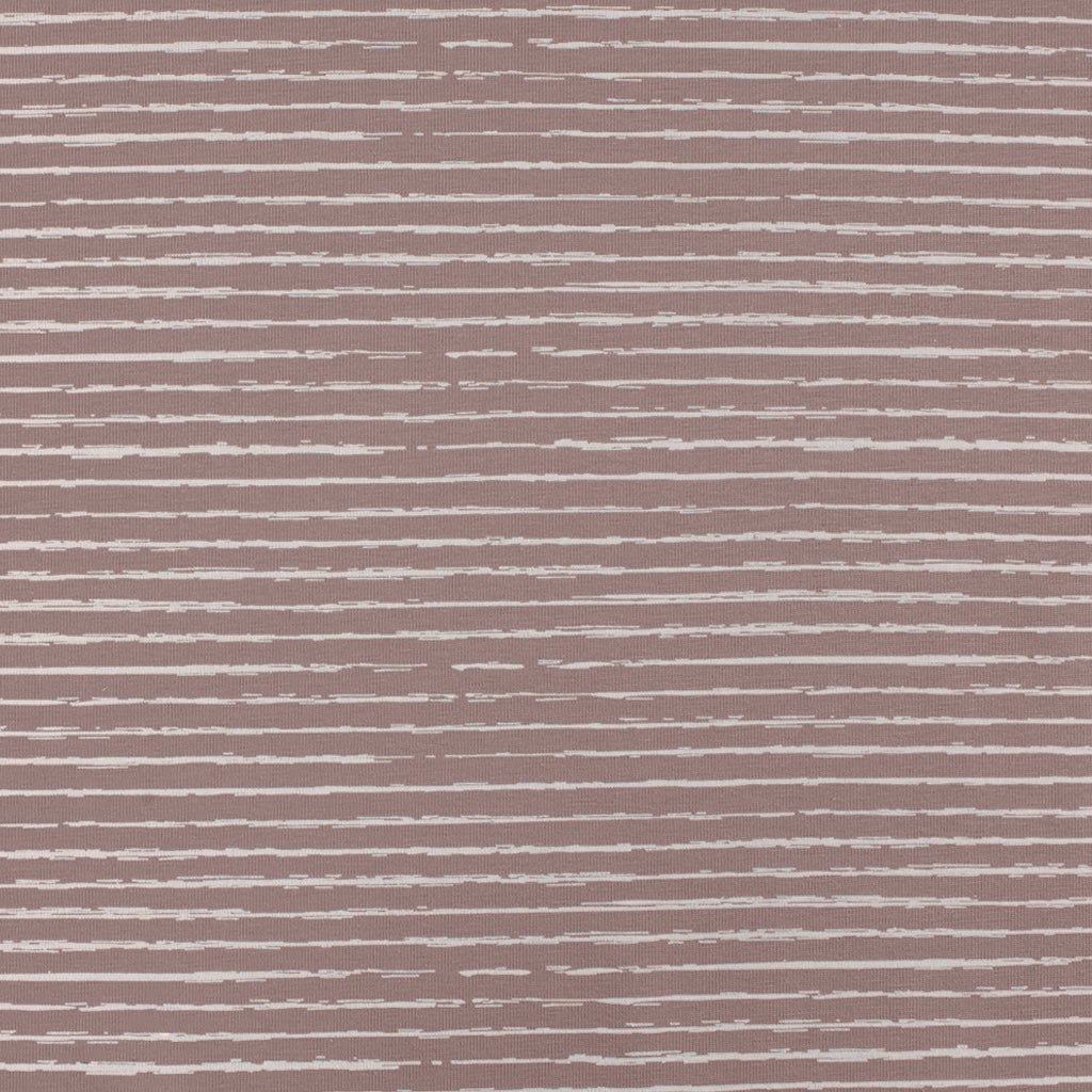 Bomullsjersey striper rosa