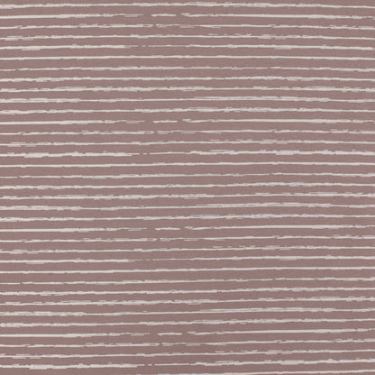 Bomullsjersey striper rosa
