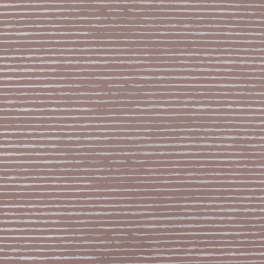 Bomullsjersey striper rosa