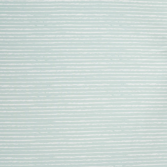 Bomullsjersey striper lys grønn