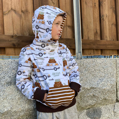 Ida Victoria: Kiddie Hoodie – lang & kort genser til barn (92-170) - Lillifixshop Ida Victoria