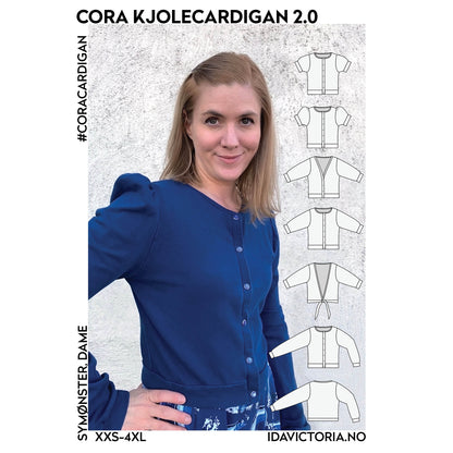 Ida Victoria: Cora Kjolecardigan 2.0 (XXS-4XL) - Lillifixshop Ida Victoria