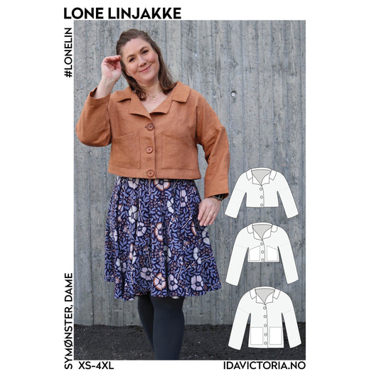Ida Victoria: Lone Linjakke (XS – 4XL)