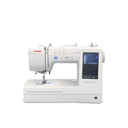 NYHET! Janome MC 1000 Silky White Broderimaskin