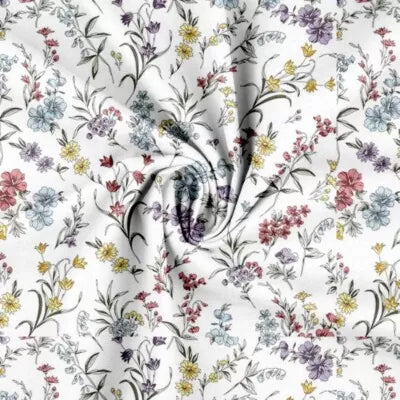 Kanvas print med små blomster