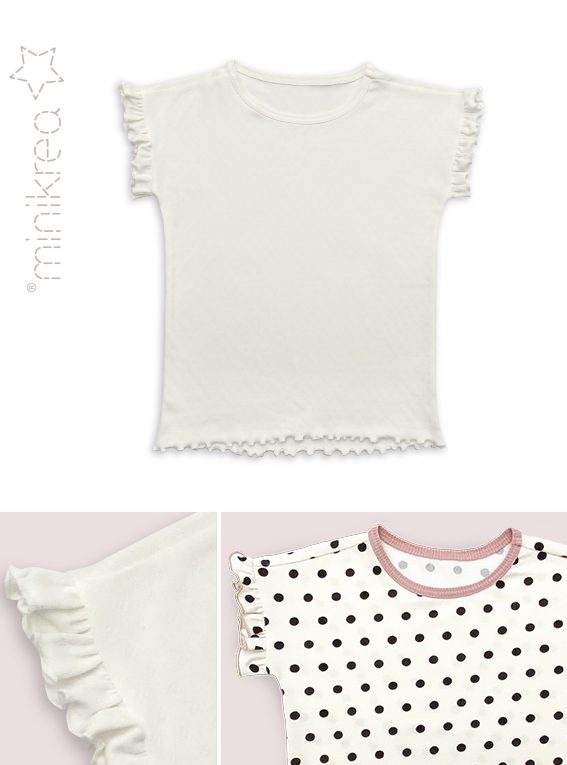 Enkel t-skjorte str 92-164 - Minikrea 122