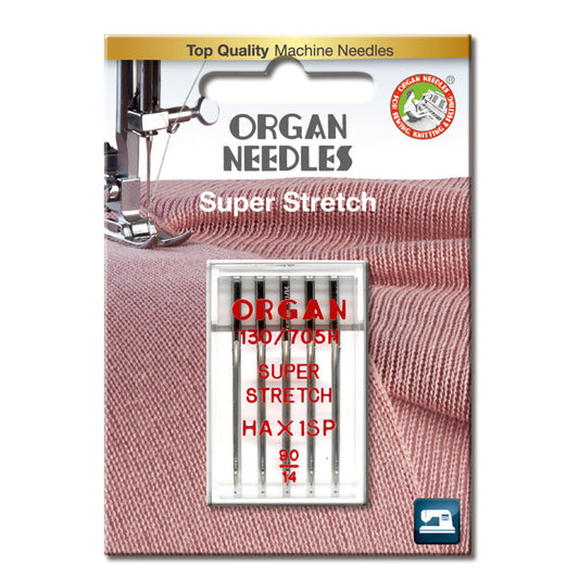 Organ Super Stretch Overlock HAx1SP nål #90 - 5 stk