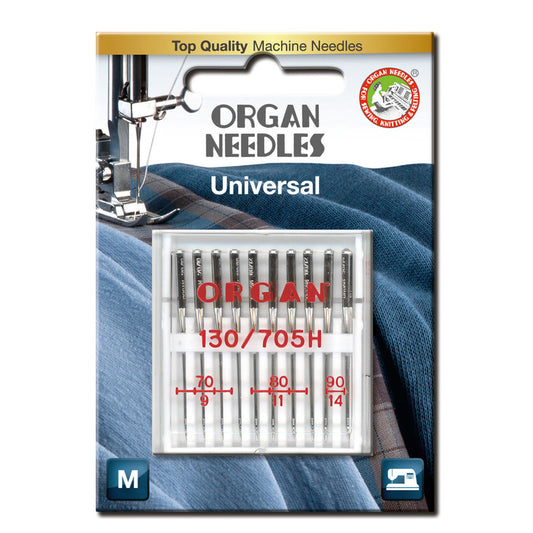 Organ Universal nål #70-80-90 - 10 stk