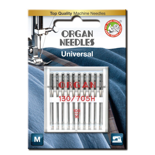 Organ Universal nål #100 - 10 stk
