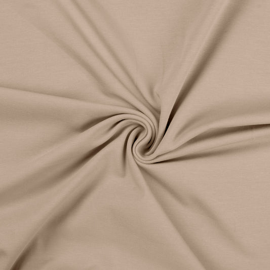 Bomullsjersey Beige Sand