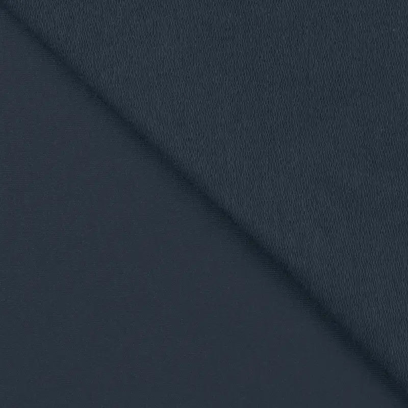 French Terry Denim Blå