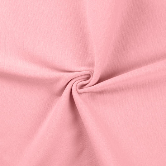 Ribb rundstrikket Babyrosa