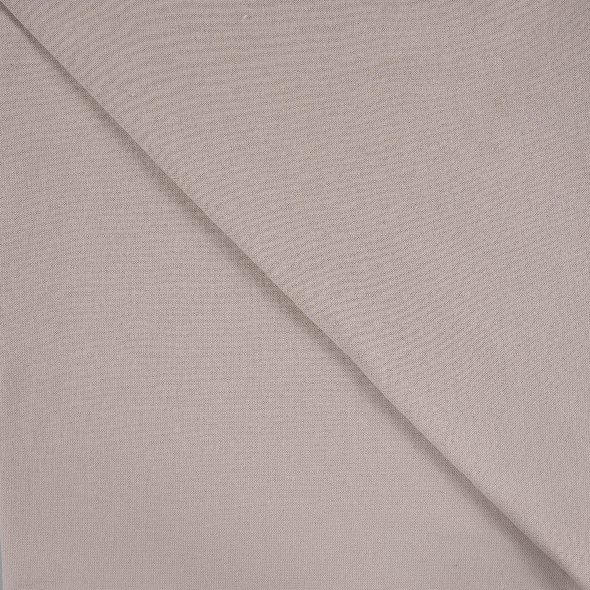 Ribb rundstrikket Beige Sand