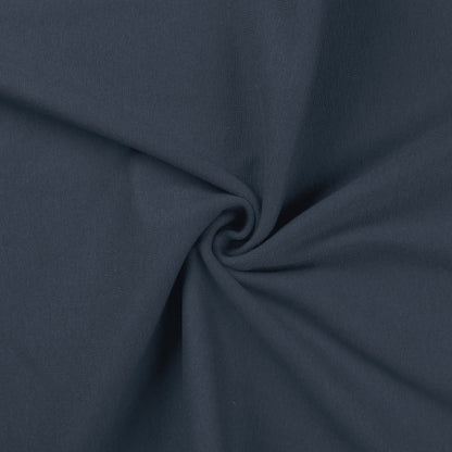 Ribb rundstrikket Denim Blå