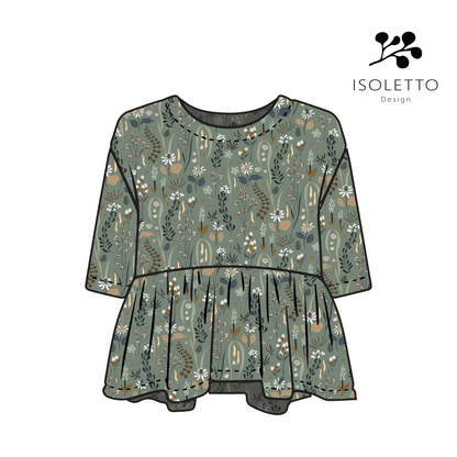 Bomullsjersey Gots Samla salvie - Ida Victoria