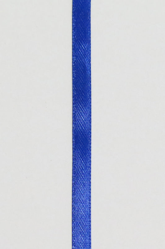 Satengbånd 6 mm/10 meter blå kobolt