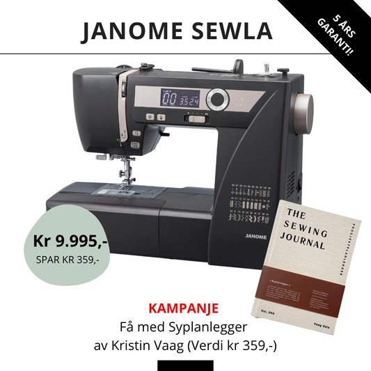 KAMPANJE Janome Sewla - Få med syplanlegger av Kristin Vaag (Verdi 359 kr)