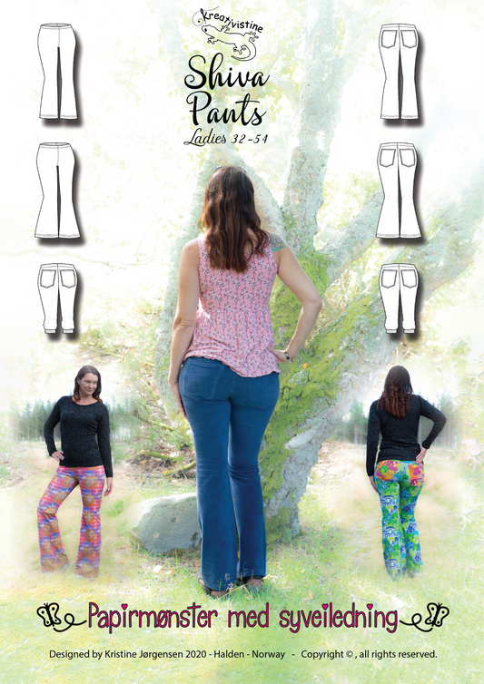 Kreativistine: Shiva Pants Dame (Str 32-54)