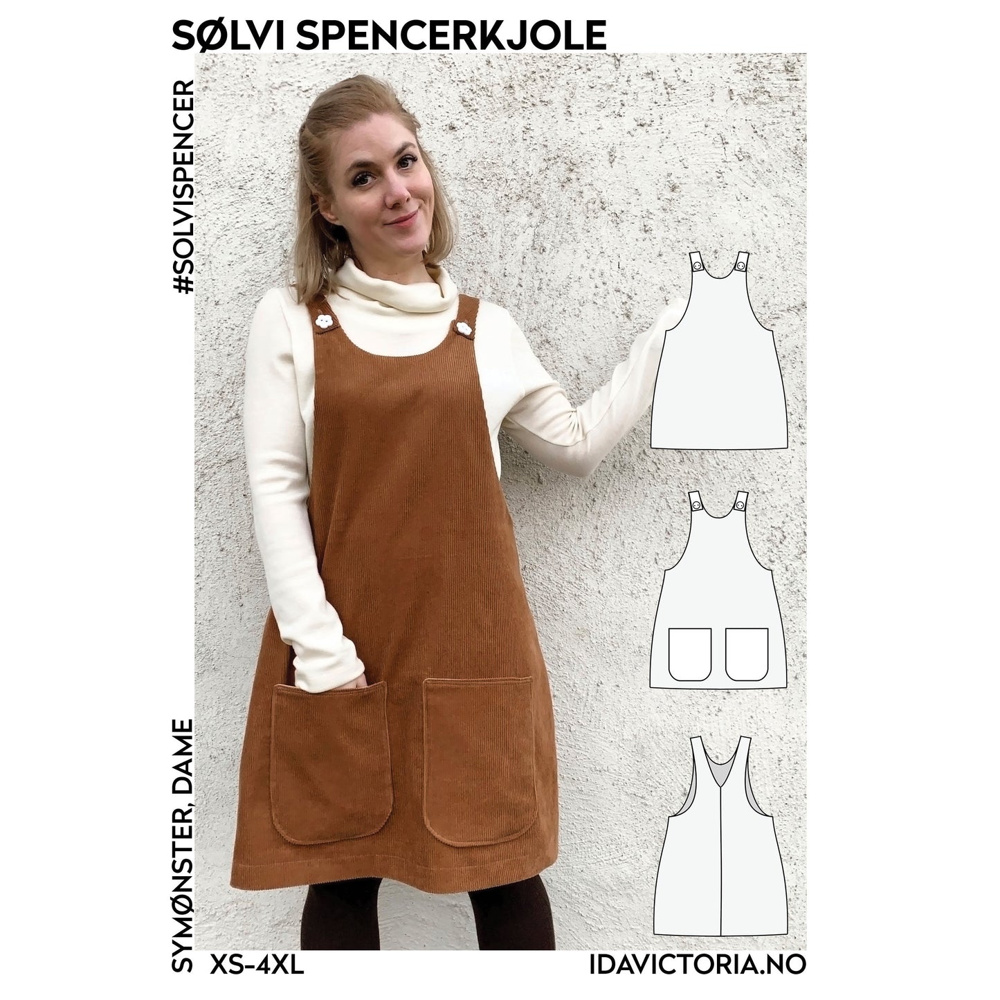 Ida Victoria: Sølvi spencerkjole (XS-4XL) - Lillifixshop Ida Victoria