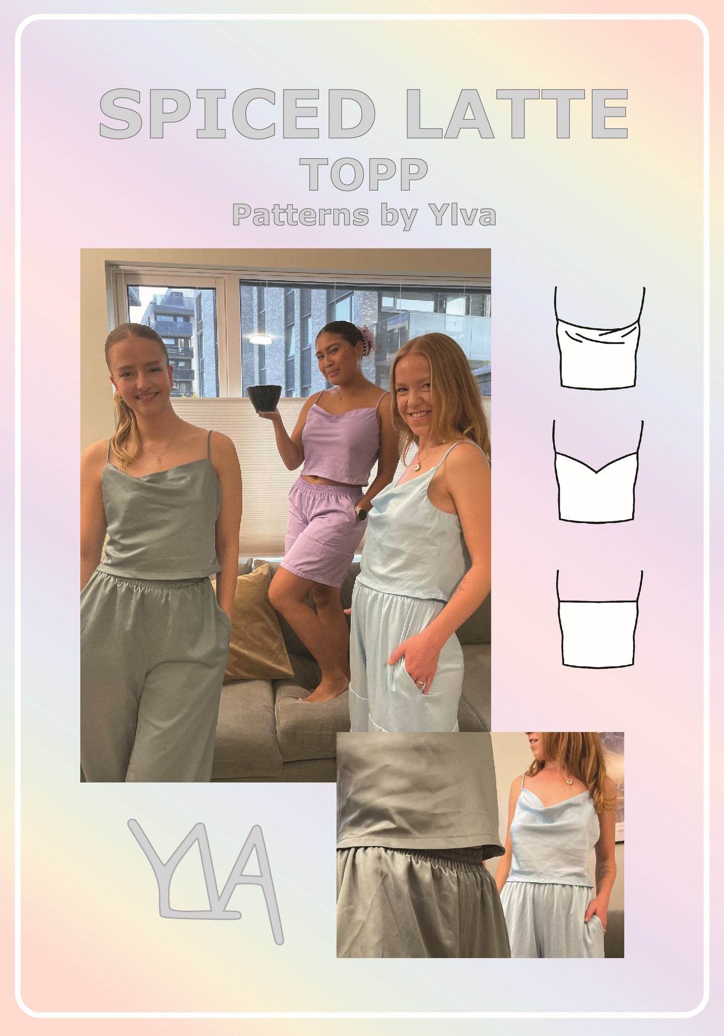 Patterns by Ylva - Spiced Latte Topp (Str 30-60)