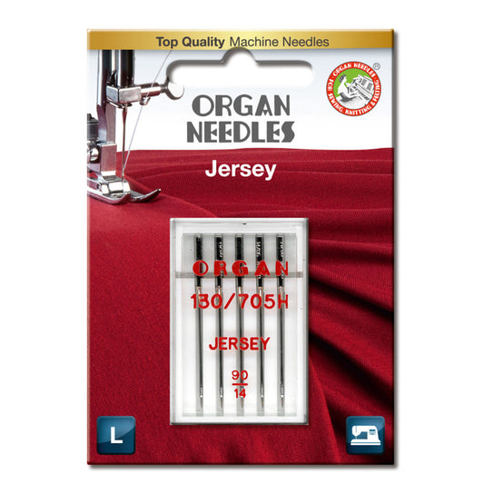 Organ Jersey SUK ball point nål #90 - 5 stk