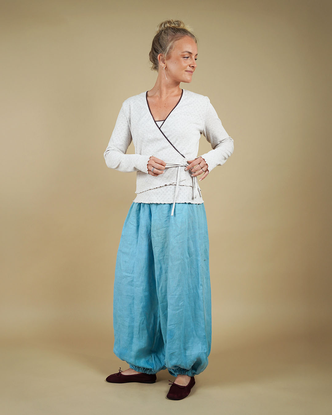 Symønster Wrap Bluse Dame (Str 30-54) - Wardrobe by me