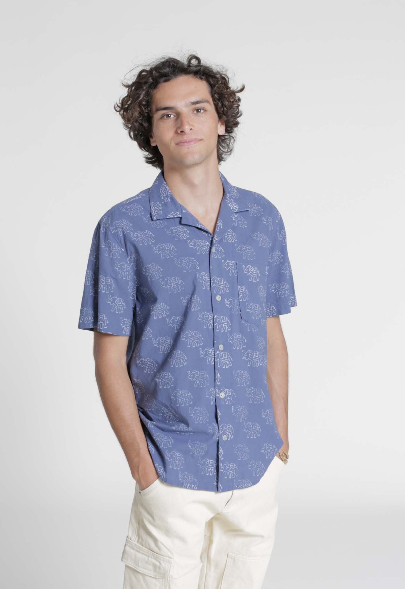 Symønster Tropical Skjorte Herre (Str 2XS-4XL) - Wardrobe by me