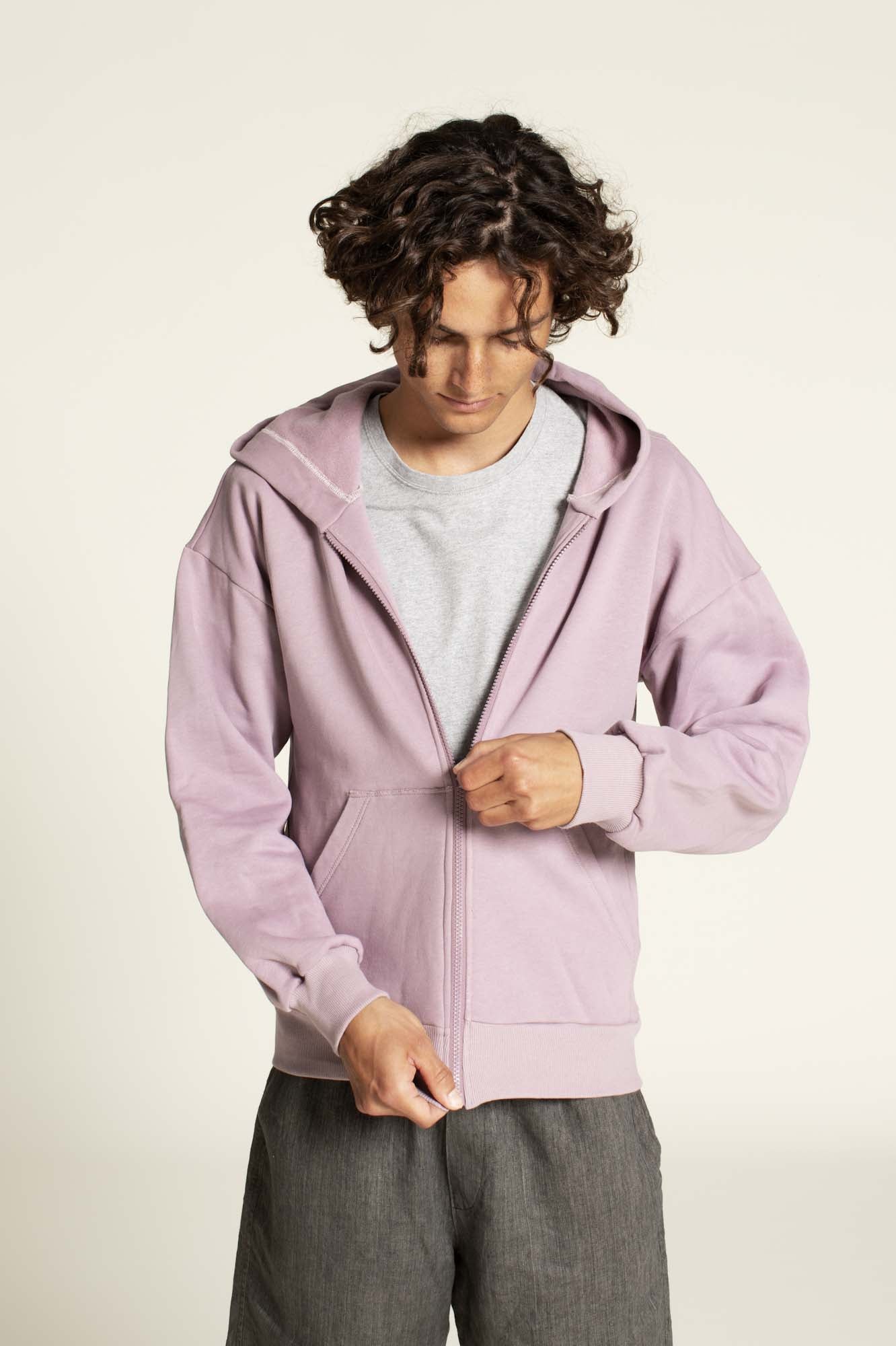 Symønster Ziggy Zipper Hettegenser Unisex (Str 2XS-4XL) - Wardrobe by me