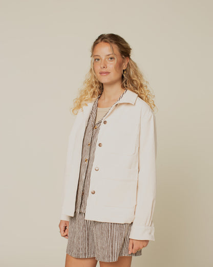 Symønster Canvas Jakke Dame (Str 30-54) - Wardrobe by me