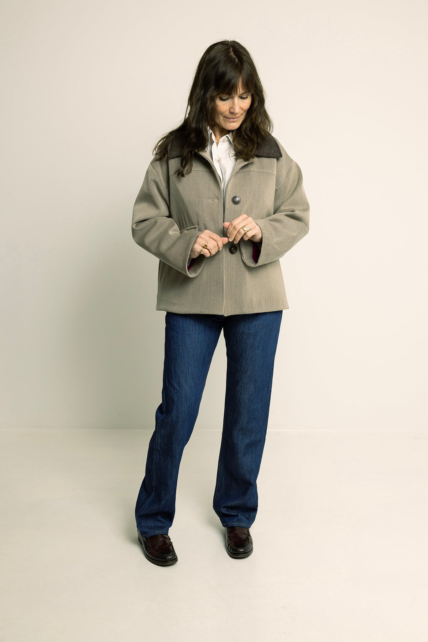 Symønster Car Coat Dame (Str 2XS-4XL) - Wardrobe by me