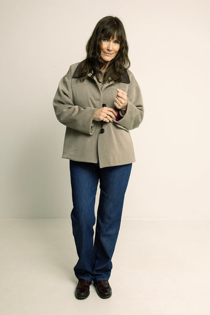Symønster Car Coat Dame (Str 2XS-4XL) - Wardrobe by me