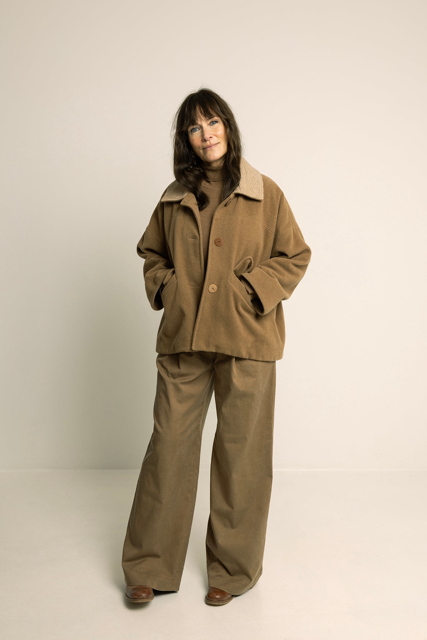 Symønster Car Coat Dame (Str 2XS-4XL) - Wardrobe by me