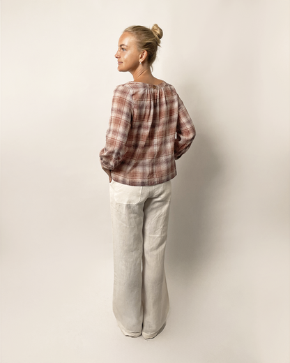 Symønster High Waist Bukse Dame (Str 30-54) - Wardrobe by me