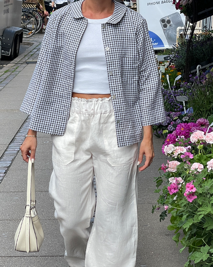 Symønster High Waist Bukse Dame (Str 30-54) - Wardrobe by me