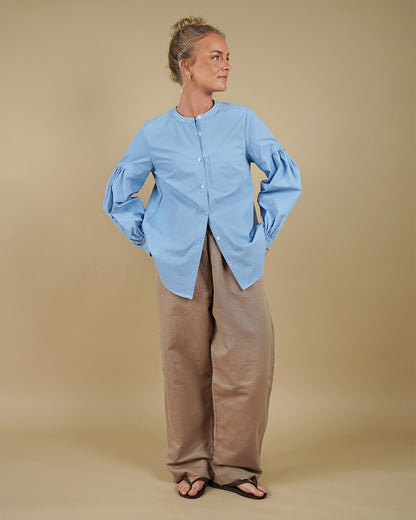 Symønster Puff Skjorte Dame (Str 30-54) - Wardrobe by me