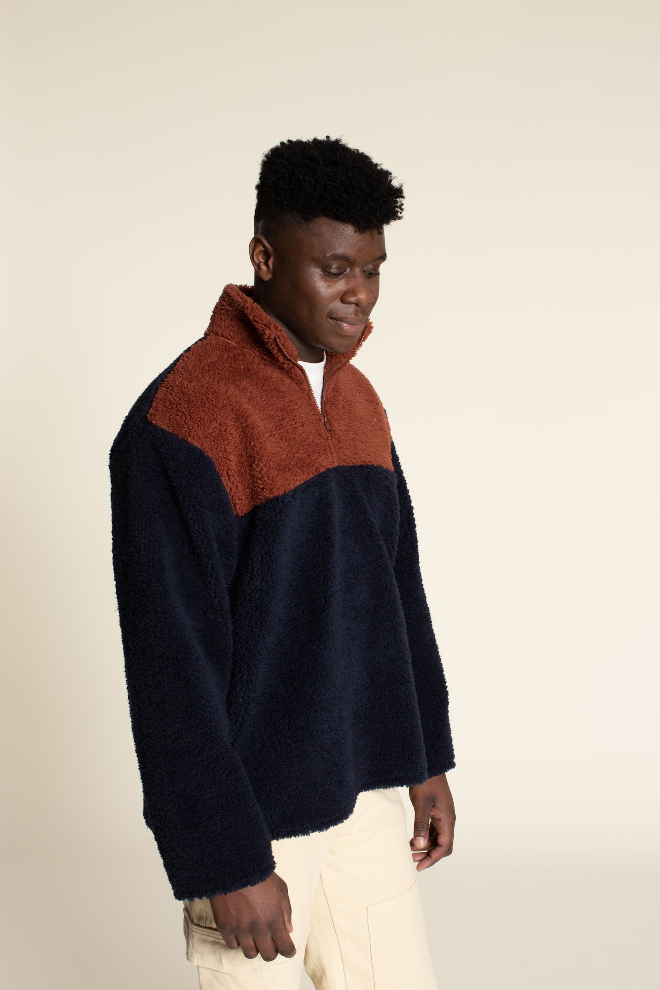 Symønster Zip Up Genser Herre (Str 2XS-4XL) - Wardrobe by me