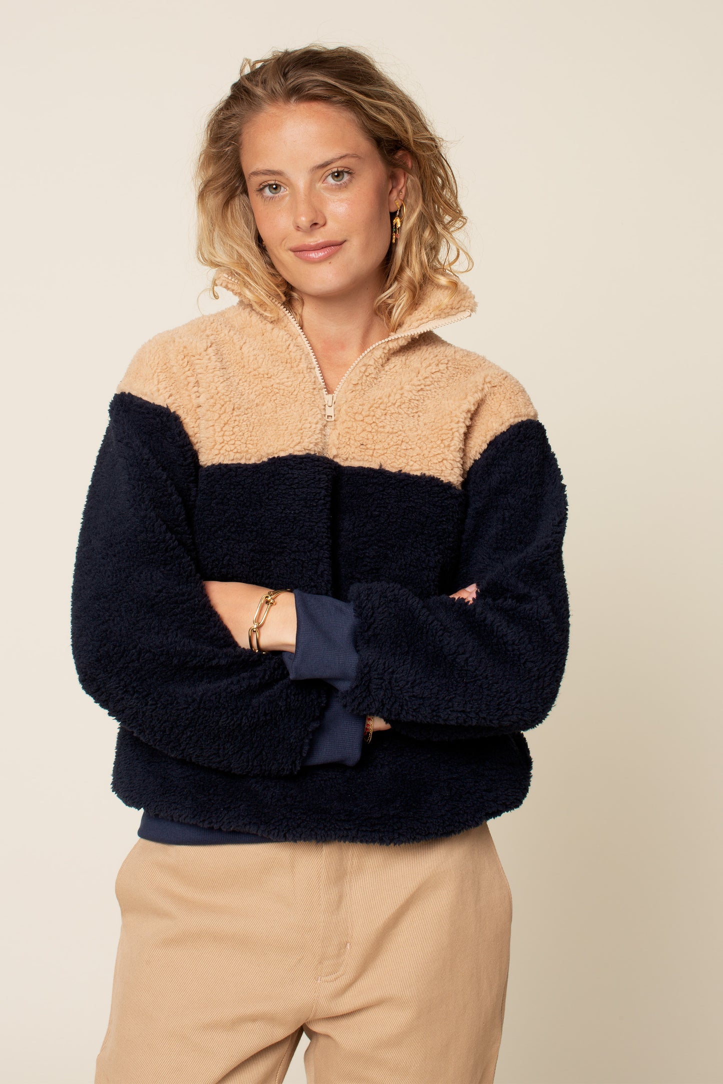 Symønster Zip Up Genser Herre (Str 2XS-4XL) - Wardrobe by me